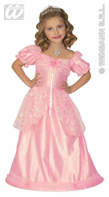 Feestbazaar Kleine roze Prinses kleding kind