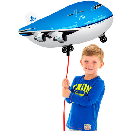 Feestbazaar KLM Vliegtuig Folieballon (95cm)