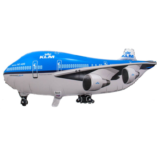 Feestbazaar KLM Vliegtuig Folieballon (95cm)