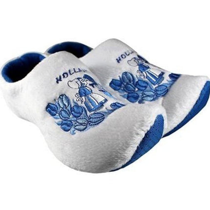 Feestbazaar Klomp pantoffels Delftsblauw Kiss