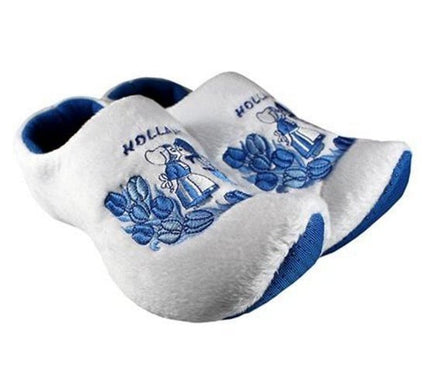 Feestbazaar Klomp pantoffels Delftsblauw Kiss