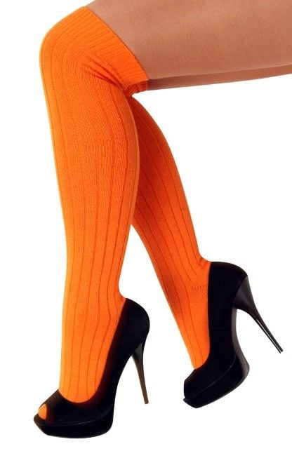 Feestbazaar Kniekousen oranje