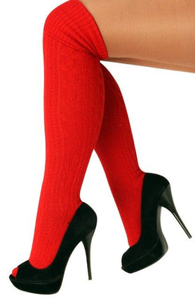 Feestbazaar Kniekousen rood