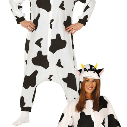 Feestbazaar Koeien Onesie Volwassenen