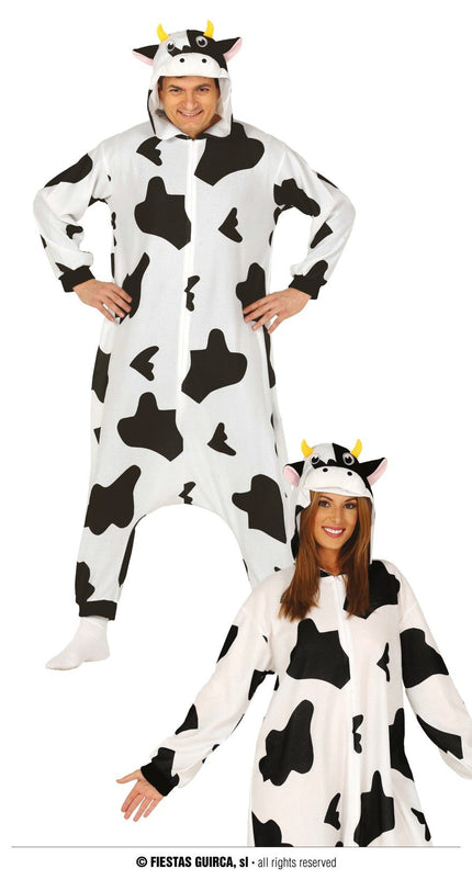 Feestbazaar Koeien Onesie Volwassenen