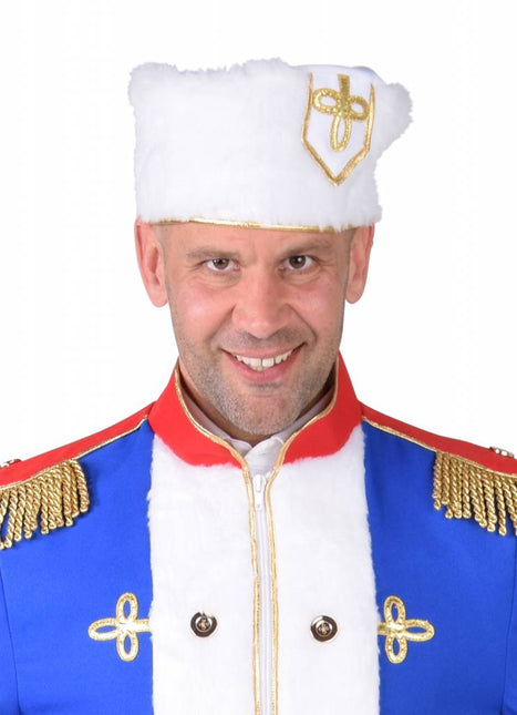 Feestbazaar Kolbak Wit Russisch