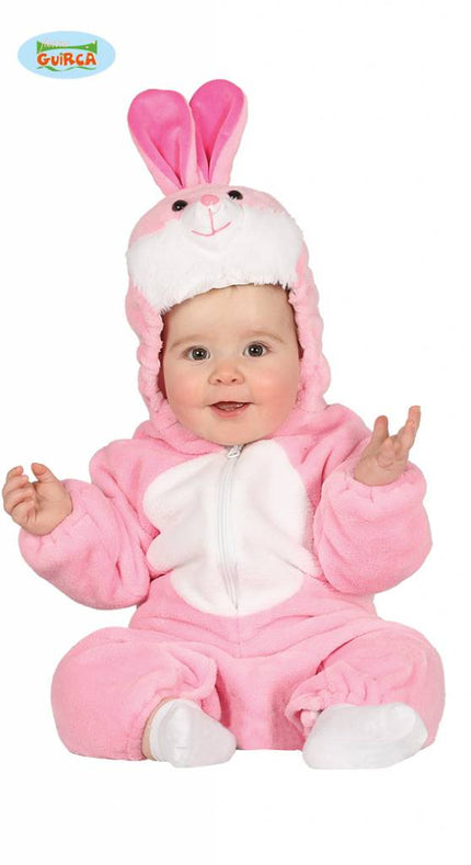 Feestbazaar Konijn Roze Baby Jumpsuit