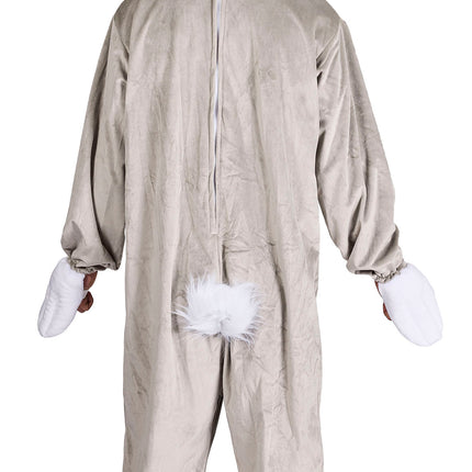 Feestbazaar Konijnenkostuum Fluffy Bunny Grijs-Wit