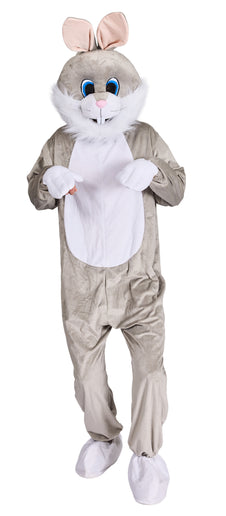 Feestbazaar Konijnenkostuum Fluffy Bunny Grijs-Wit