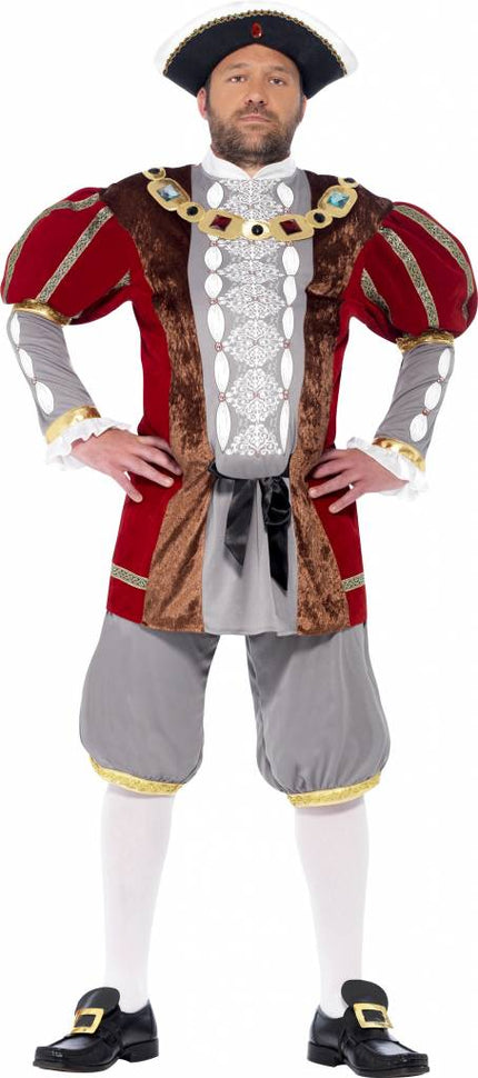 Feestbazaar Koning Henry VIII kostuum deluxe