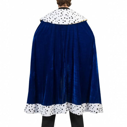 Feestbazaar Koningsmantel man blauw