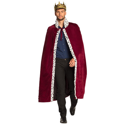 Feestbazaar Koningsmantel Man Bordeaux