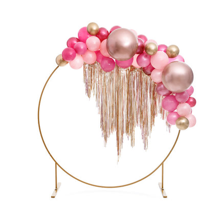 Feestbazaar Koperen backdrop frame cirkel 2 meter