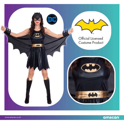 Feestbazaar Kostuum Batgirl Dames Classic Official