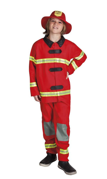 Feestbazaar Kostuum brandweer man kind