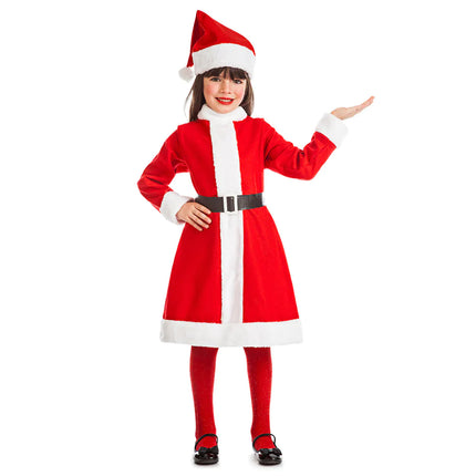 Feestbazaar Kostuum Carol Claus Meisjes