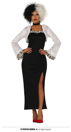 Feestbazaar Kostuum Cruella De Vil Dames