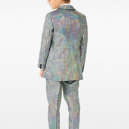 Feestbazaar Kostuum Discoballer Holografisch Kind Opposuits