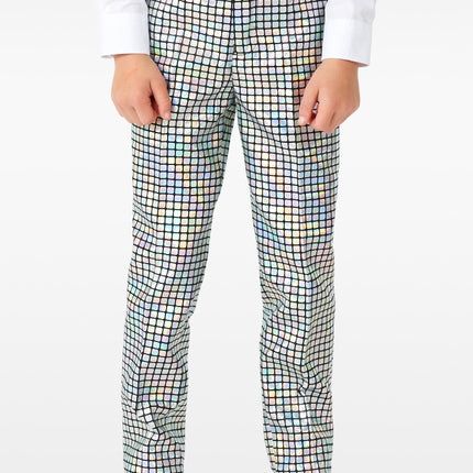 Feestbazaar Kostuum Discoballer Holografisch Kind Opposuits