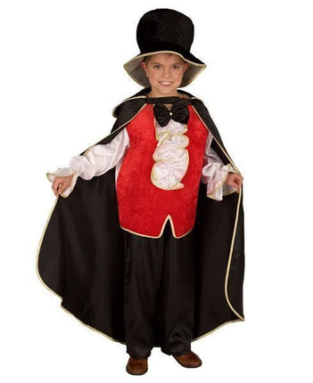 Feestbazaar Kostuum Dracula kind + hoed