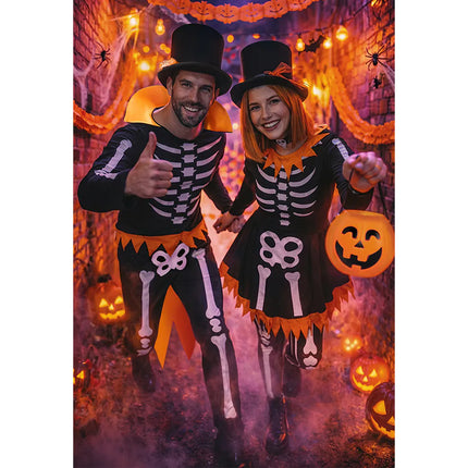 Feestbazaar Kostuum Funky Skeleton Vrouw