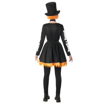 Feestbazaar Kostuum Funky Skeleton Vrouw