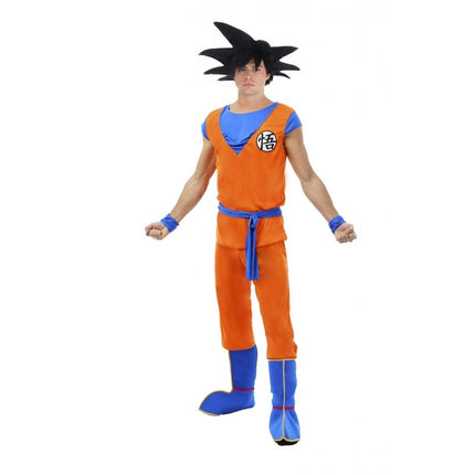 Feestbazaar Kostuum Goku Saiyan Heren