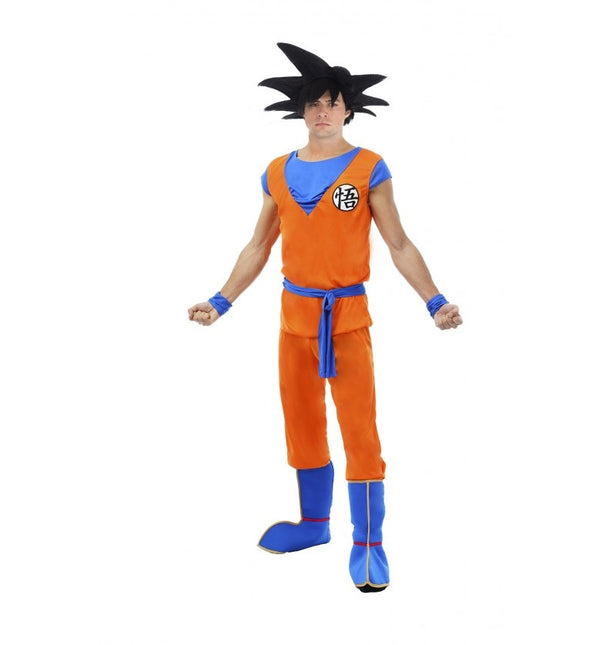 Feestbazaar Kostuum Goku Saiyan Heren