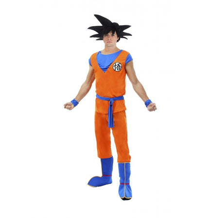 Feestbazaar Kostuum Goku Saiyan Heren