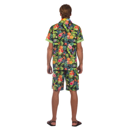 Feestbazaar Kostuum Hawaii Zwart Heren