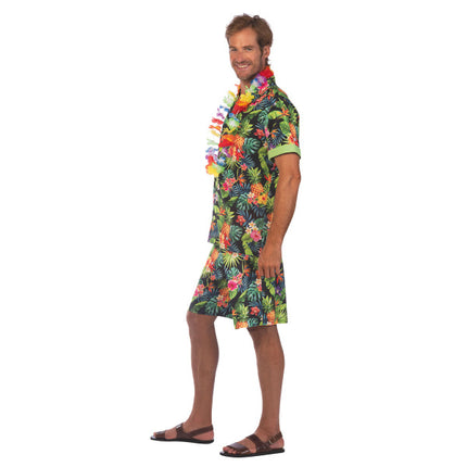 Feestbazaar Kostuum Hawaii Zwart Heren