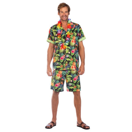 Feestbazaar Kostuum Hawaii Zwart Heren