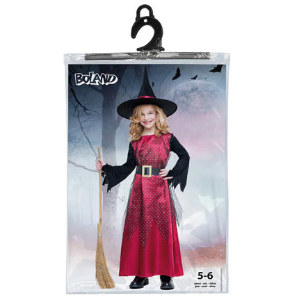 Feestbazaar Kostuum Heks Scarlet Kind
