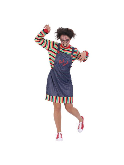 Feestbazaar Kostuum Horror Doll Dames Bad Girl