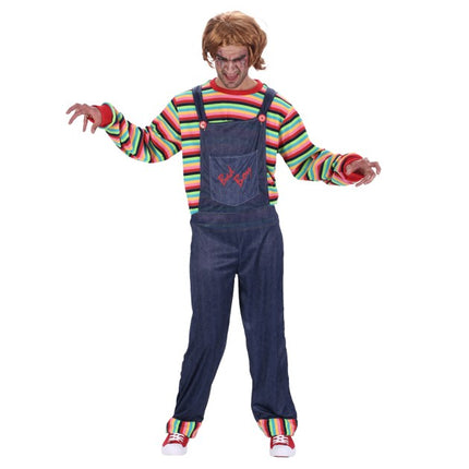 Feestbazaar Kostuum Horror Doll Heren Premium
