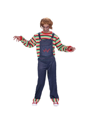 Feestbazaar Kostuum Horror Doll Heren Premium