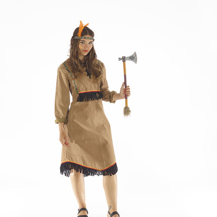 Feestbazaar Kostuum Indiaanse Blackfeet vrouw