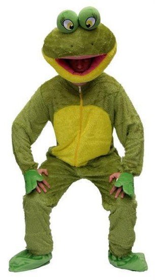 Feestbazaar Kostuum Kikker Giant Pluche