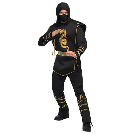 Feestbazaar Kostuum Ninja Hanzo Zwart