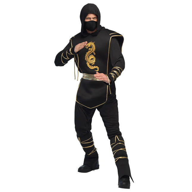 Feestbazaar Kostuum Ninja Hanzo Zwart