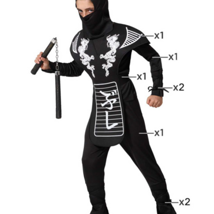 Feestbazaar Kostuum Ninja Kind Ravi