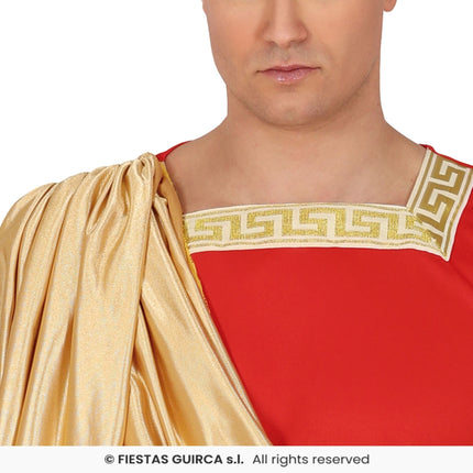 Feestbazaar Kostuum Romeinse Koning Rood Heren