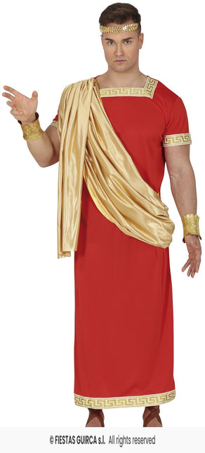 Feestbazaar Kostuum Romeinse Koning Rood Heren