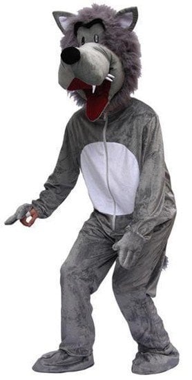 Feestbazaar Kostuum Wolf Giant Pluche