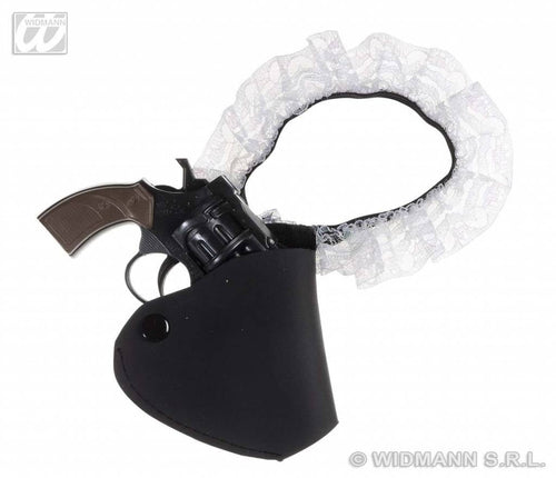 Feestbazaar Kousenband met pistool