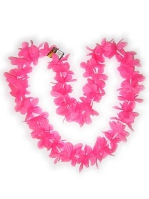 Feestbazaar Krans Hawaii roze