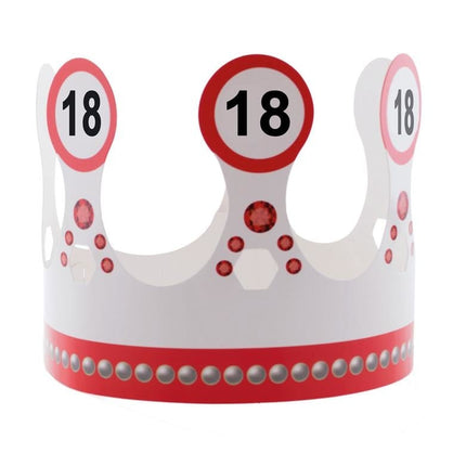 Feestbazaar Kroon 18 jaar Verkeersbord