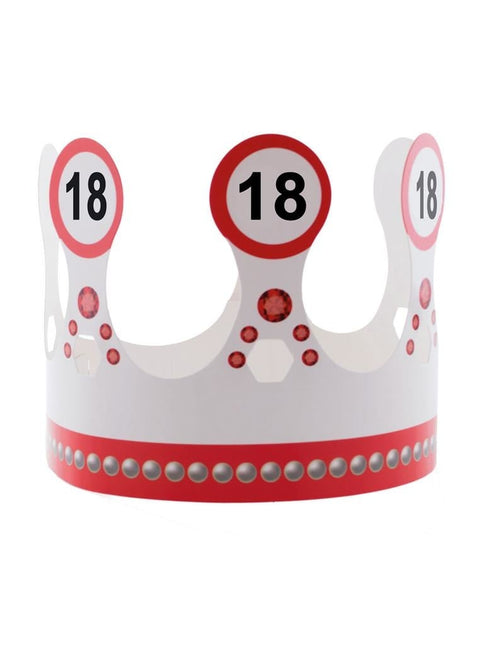 Feestbazaar Kroon 18 jaar Verkeersbord