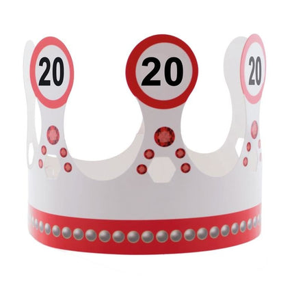 Feestbazaar Kroon 20 jaar Verkeersbord