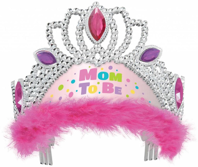 Feestbazaar Kroon Toekomstige Moeder (Mom To Be) - Roze
